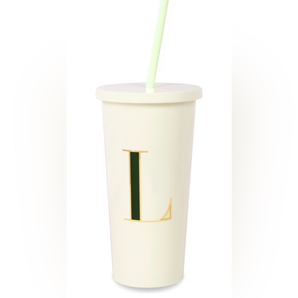 KATE SPADE NY PERSONALIZED LETTER TUMBLER